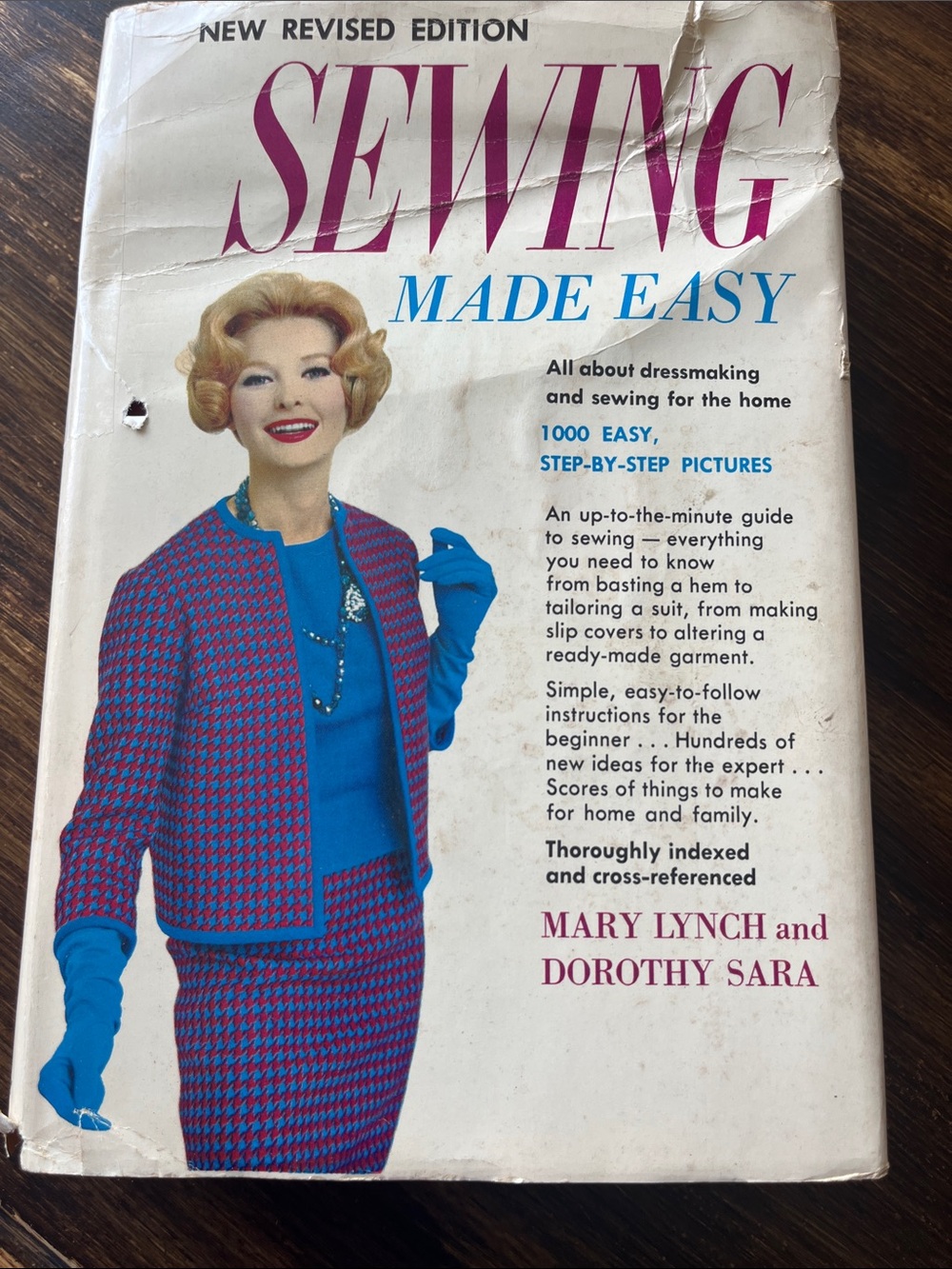 Vintage! Sewing Made Easy Book with Blue and Pink Outfit